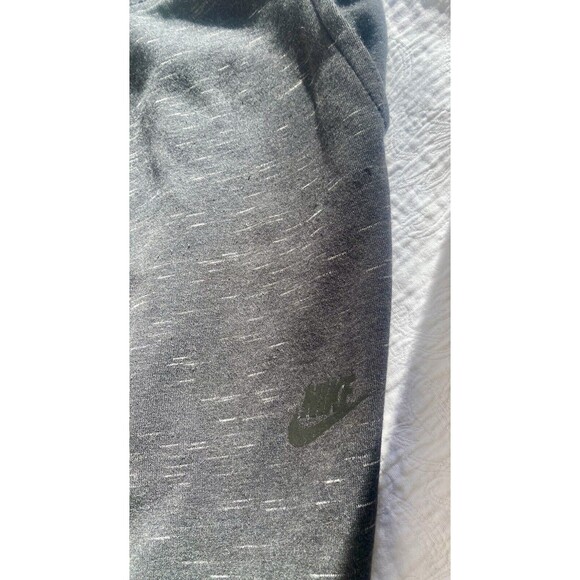 Nike Sweatpants Mens Size L Black Spec Tech Fleece Joggers Athleisure Slim Fit - Picture 10 of 16